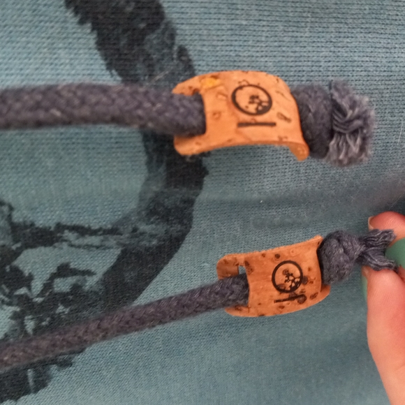 Blue and Grey Tentree Hooded Sweater Size S - Picture 5 of 5